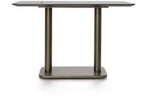 Coco Maison Brest bistrotafel stone anthracite 120x75cm Goud 